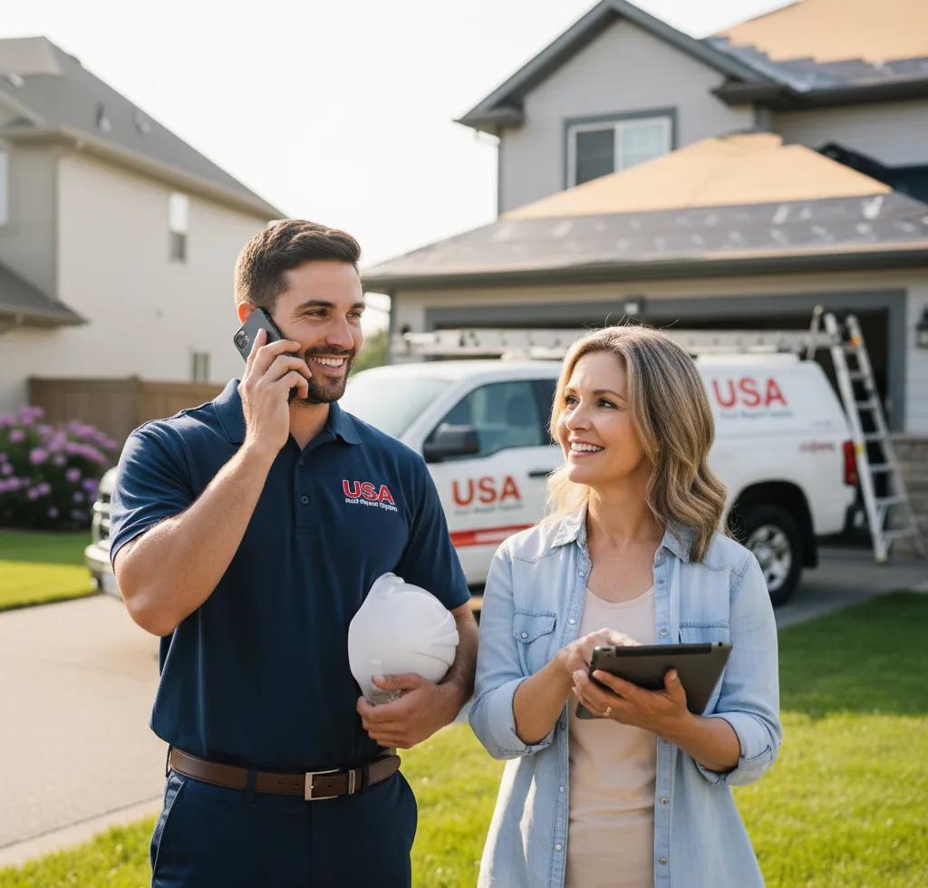 USA Roof Repair Experts customer support in Nesconset